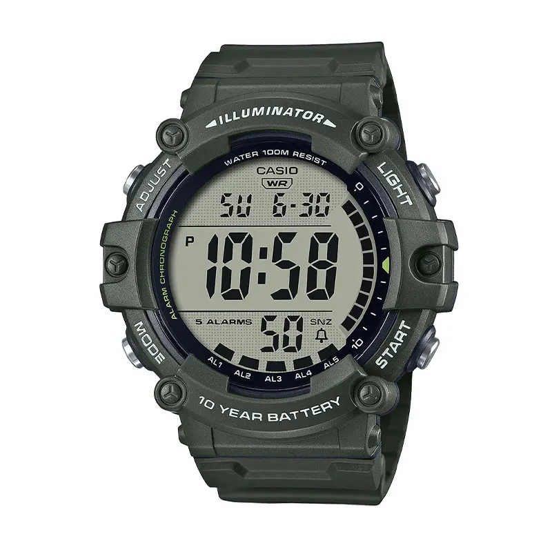 Casio Digital Green Men's Watch- AE-1500WHX-3AVDF